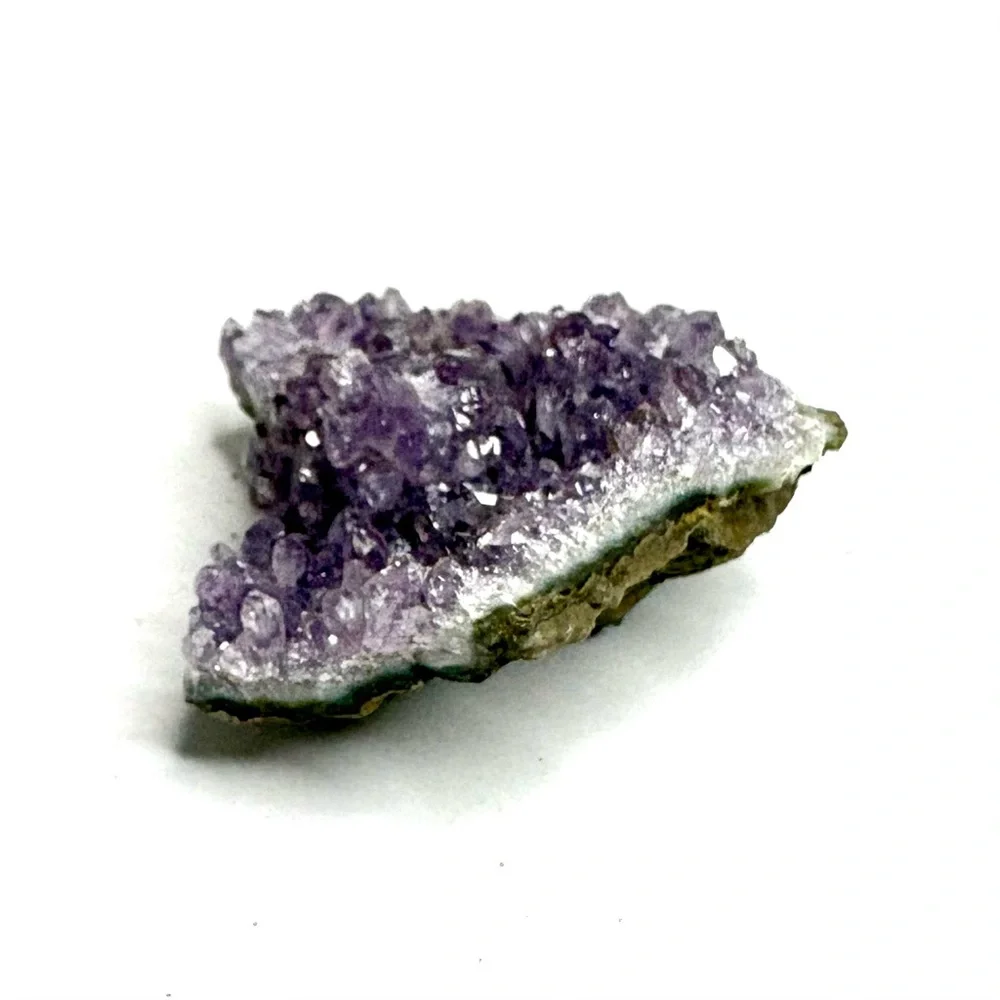 Amethyst Druzy Cluster Crystal with Properties